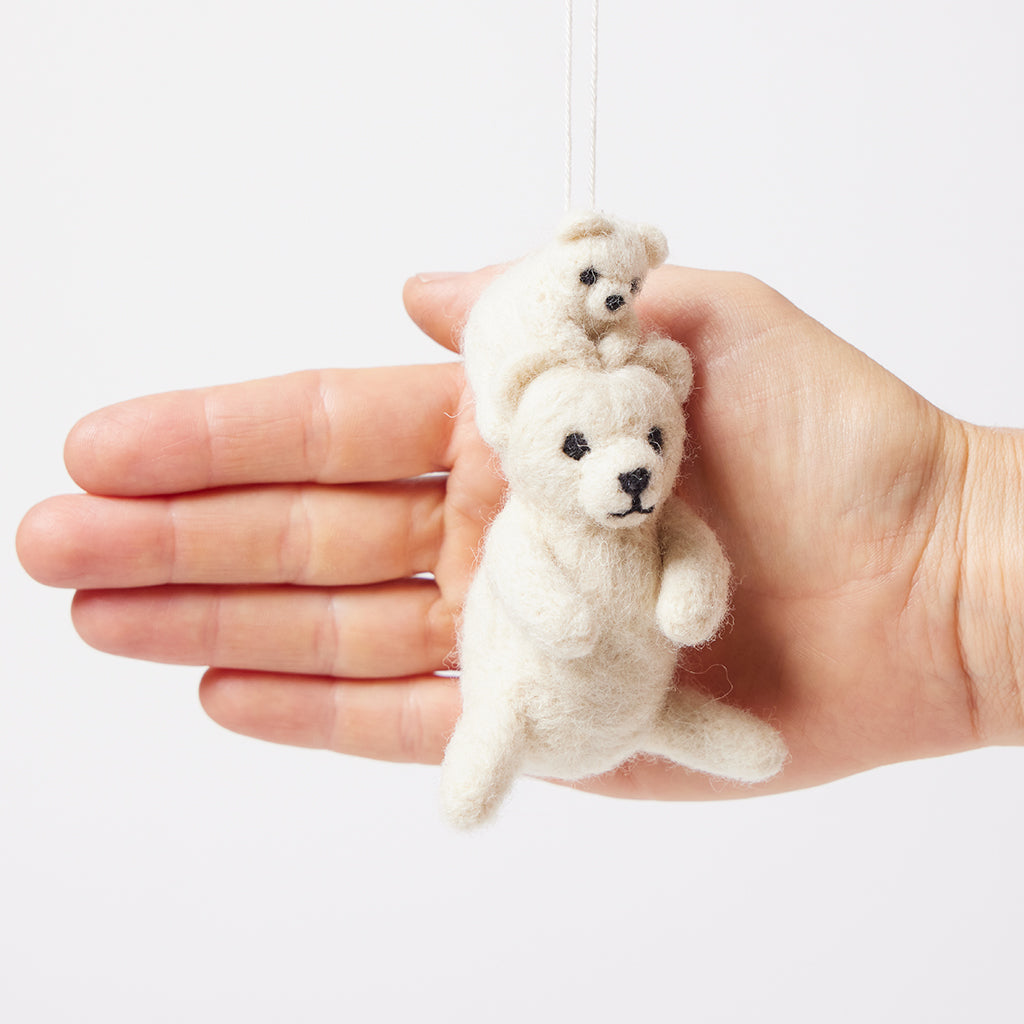 Playful Polar Bears Ornament