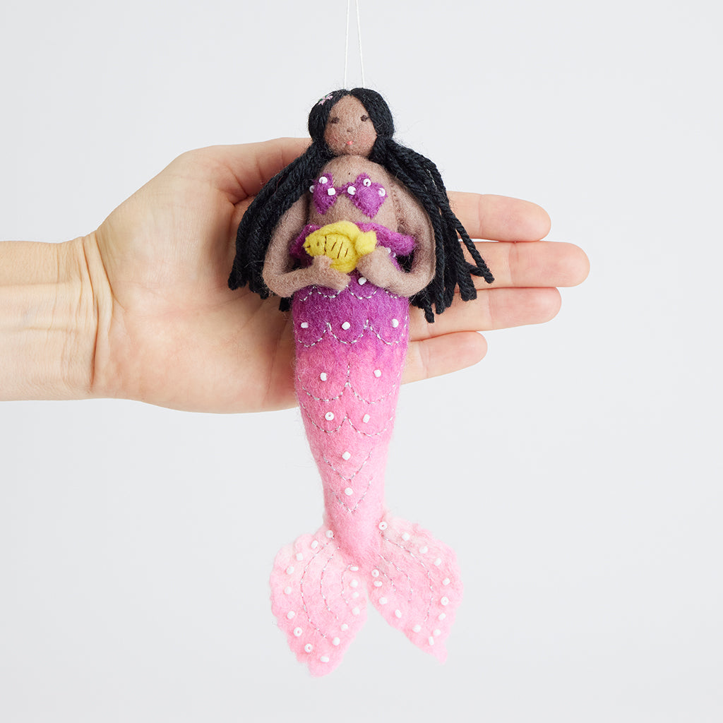 Fish Friend Mermaid Ornament