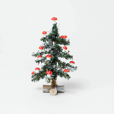 Mini Mushroom Christmas Tree