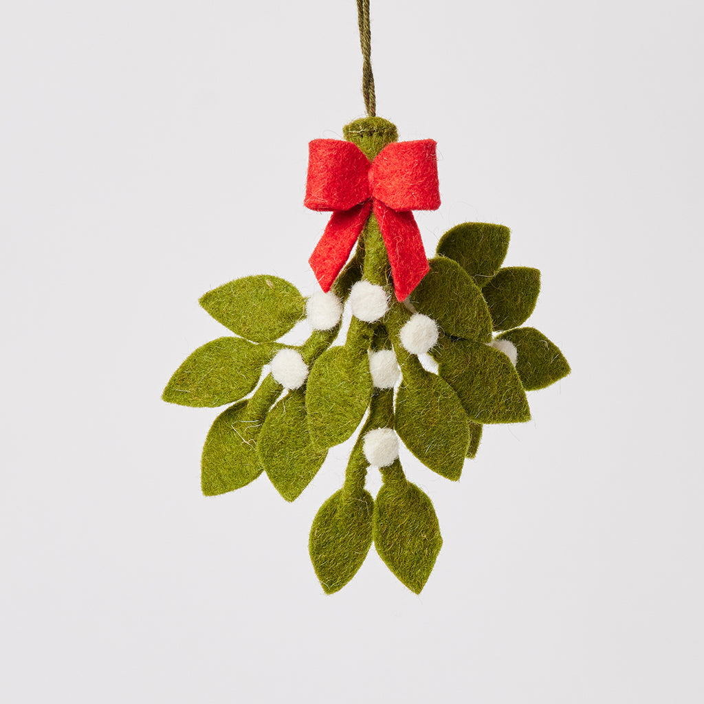 Mistletoe Kiss Ornament