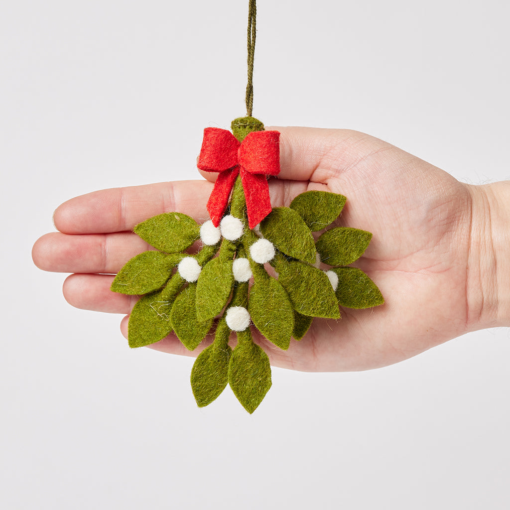 Mistletoe Kiss Ornament