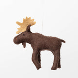 Winter Moose Ornament