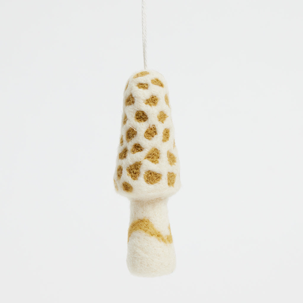 Morel Mushroom Ornament