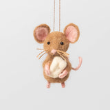 Mouse With Cheese Ornament