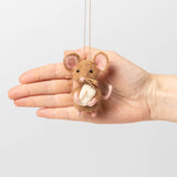 Mouse With Cheese Ornament