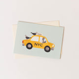 NYC Pigeon Taxi Greeting Card