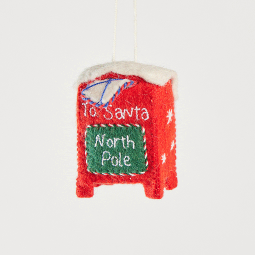 North Pole Mailbox Ornament