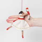 Nutcracker Ballet Clara Ornament - Brown