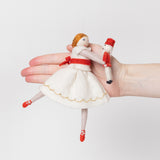 Nutcracker Ballet Clara Ornament - Light