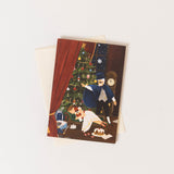 Nutcracker Ballet Greeting Card - Under the Christmas Tree