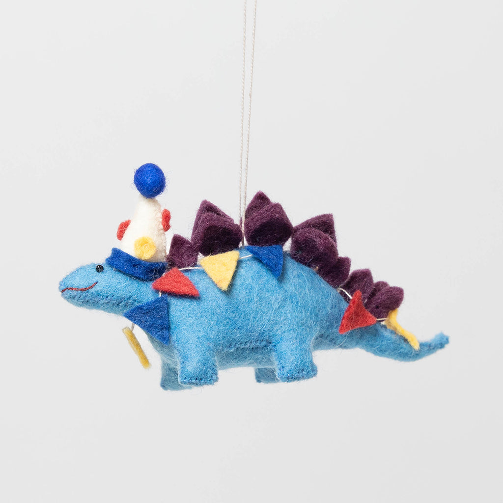 Party Animal Stegosaurus Ornament