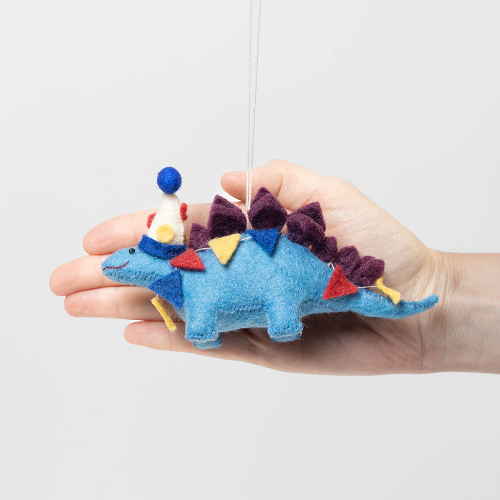 Party Animal Stegosaurus Ornament