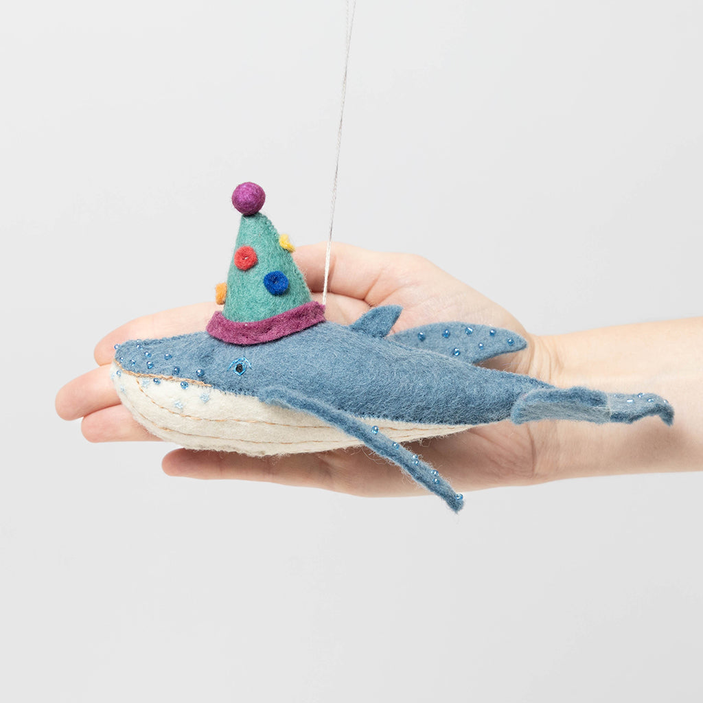 Party Splash Humpback Whale Ornament