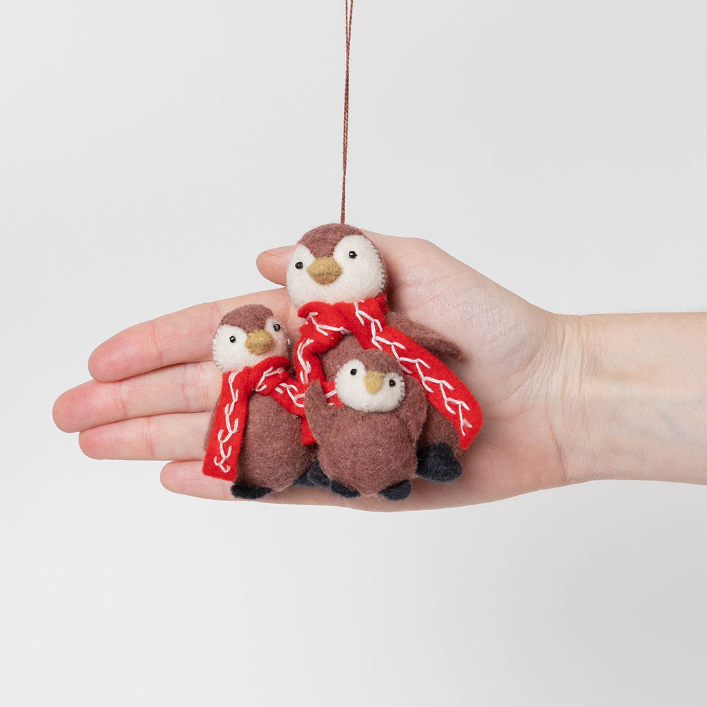 Penguin Family Ornament