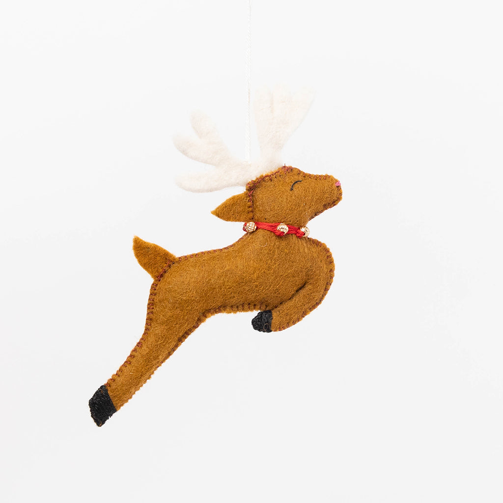 Prancing Reindeer Ornament