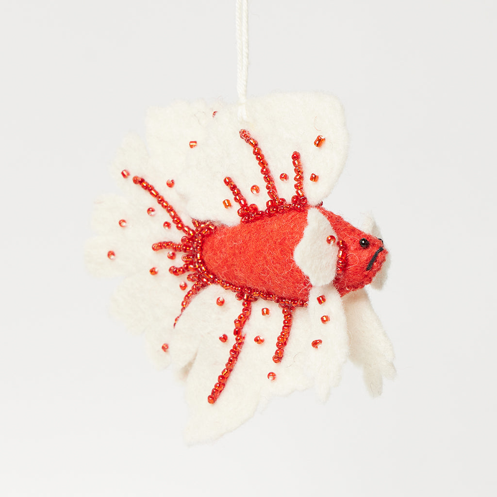 Red Betta Fish Ornament