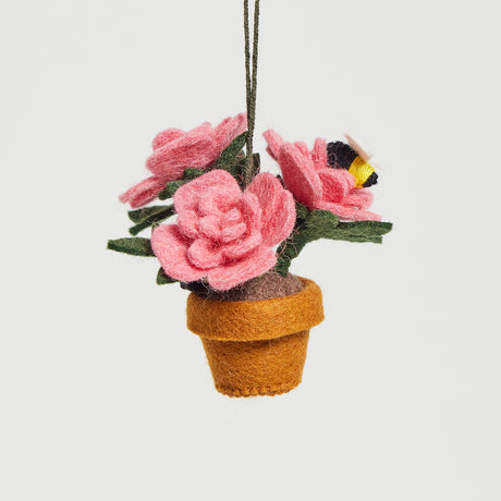 Garden Rose Pot Ornament