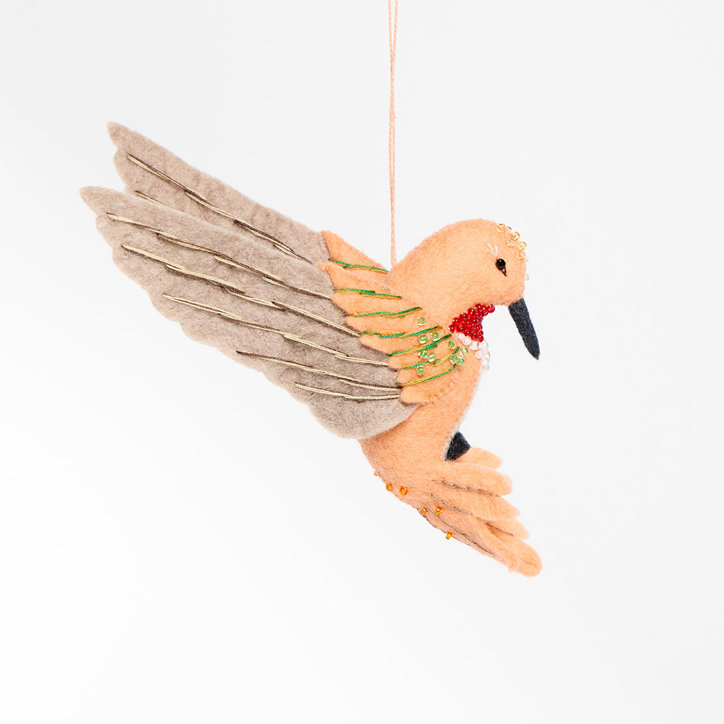 Rufous Hummingbird Ornament