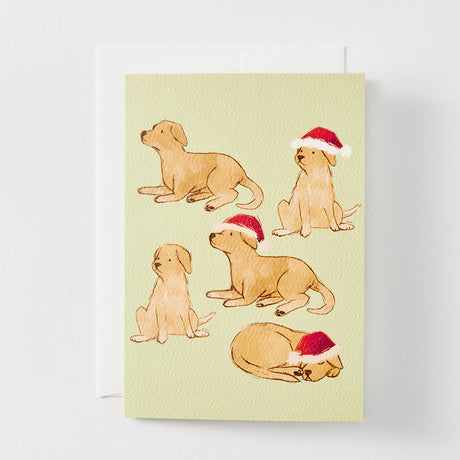 Santa Dog Greeting Card