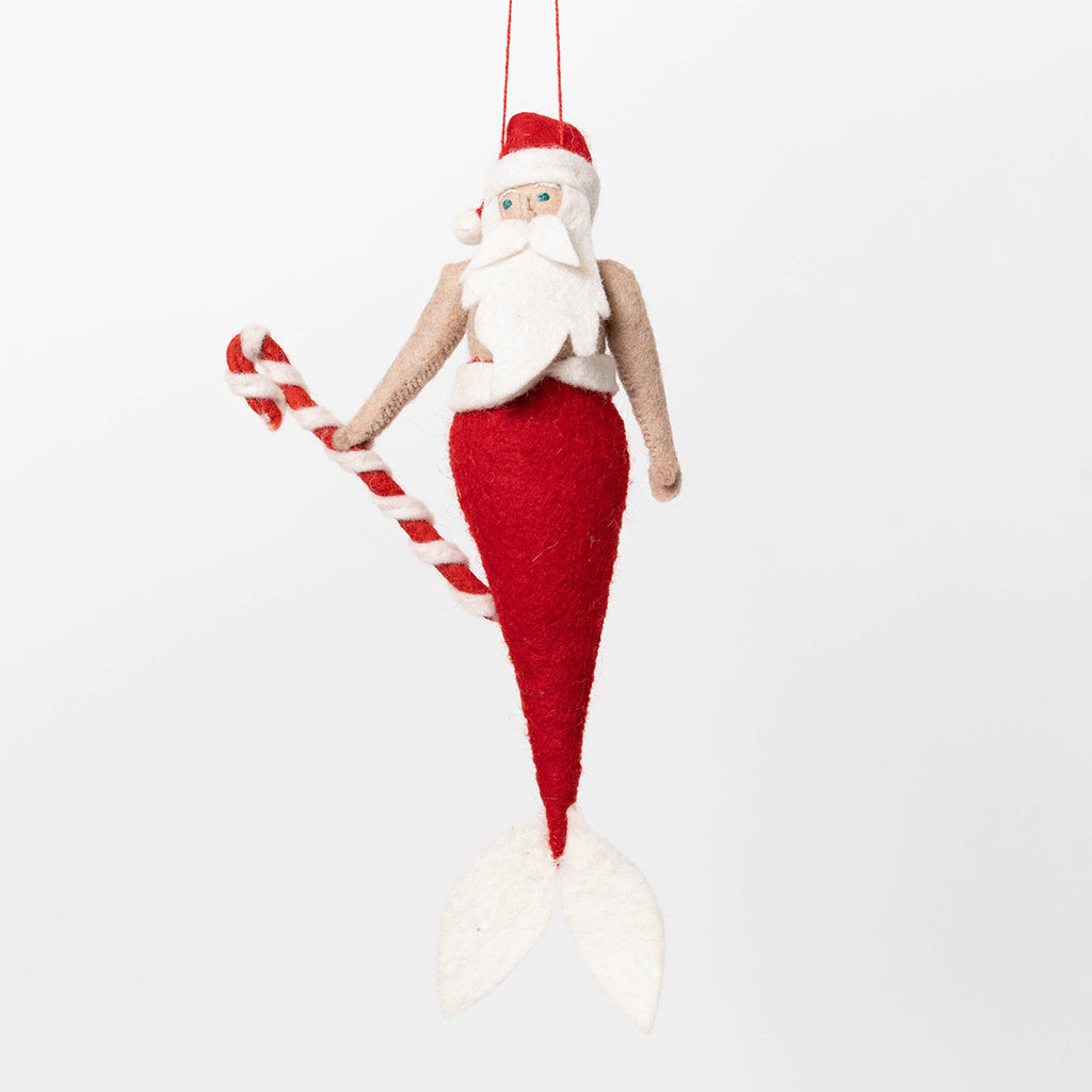 Santa Merman Ornament