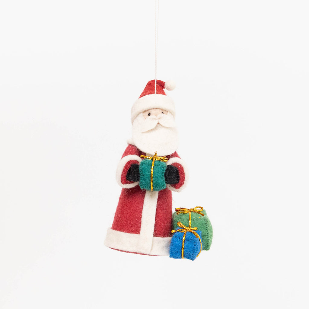 Limited Edition Santa with Gifts Ornament