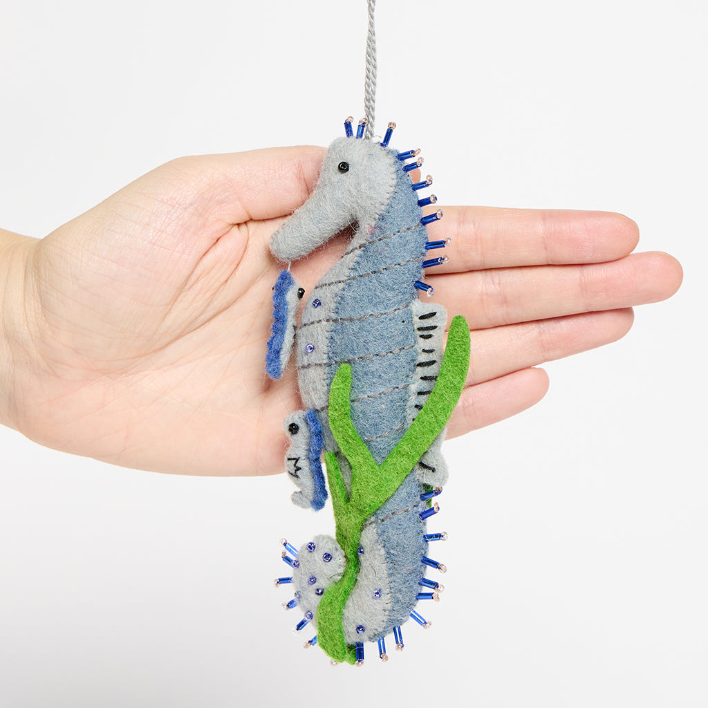 Seahorse Dad Ornament