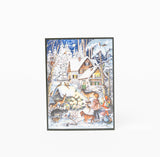 Small German Advent Calendar Greeting Card