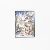 Small German Advent Calendar Greeting Card