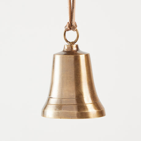 Small Oval Bell - Antique Brass