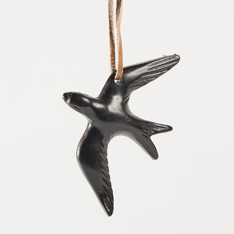Small Swallow Ornament - Bronze