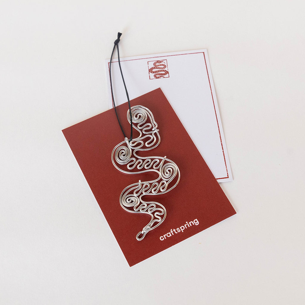 Snake Metal Ornament and Card