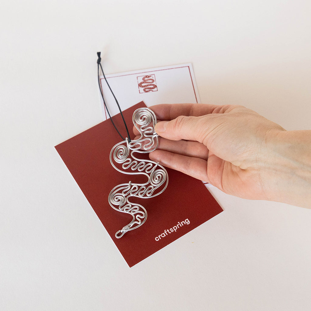 Snake Metal Ornament and Card