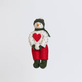 Snowball Snowman Ornament