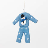 Snowman Pajamas Ornament