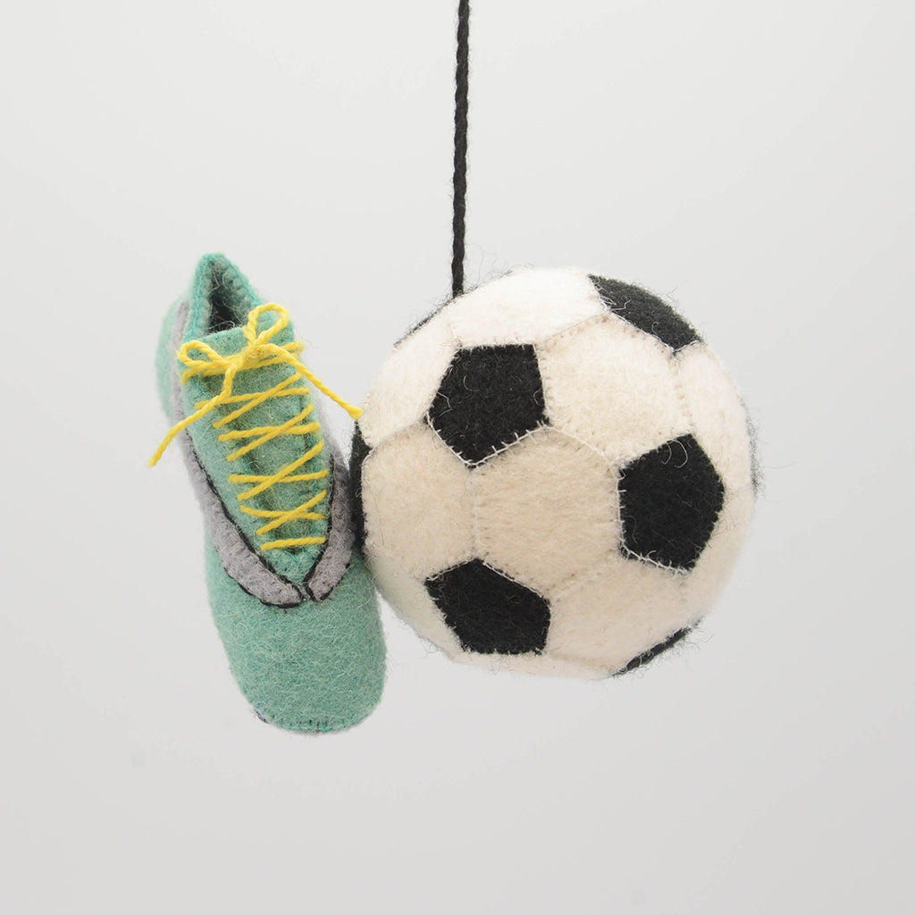 Soccer Ball & Cleat Ornament