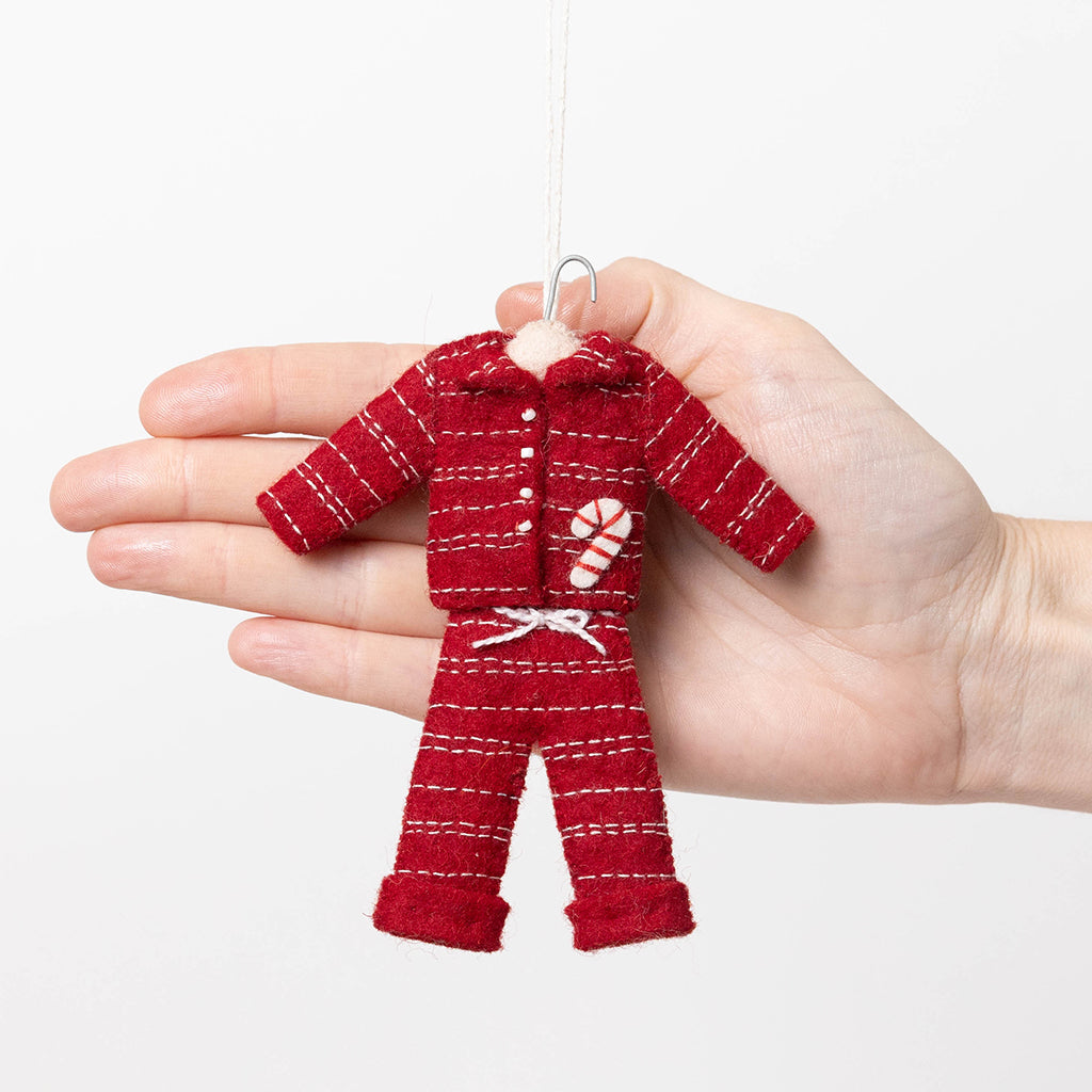 Striped Pajamas Ornament