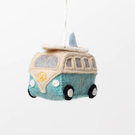 Surf's Up Hippie Bus Ornament