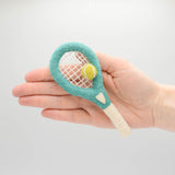 Tennis Racket with Ball Ornament