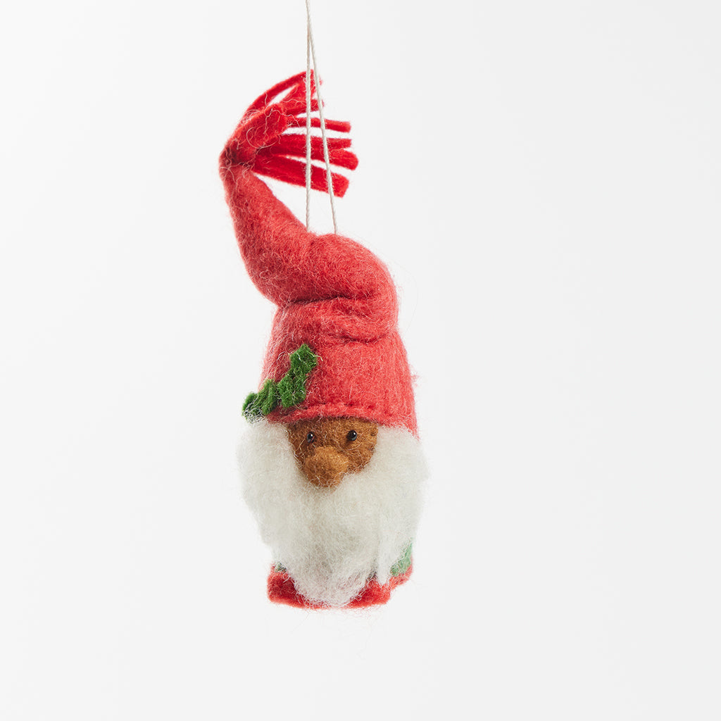 Touch of Holly Gnome Ornament