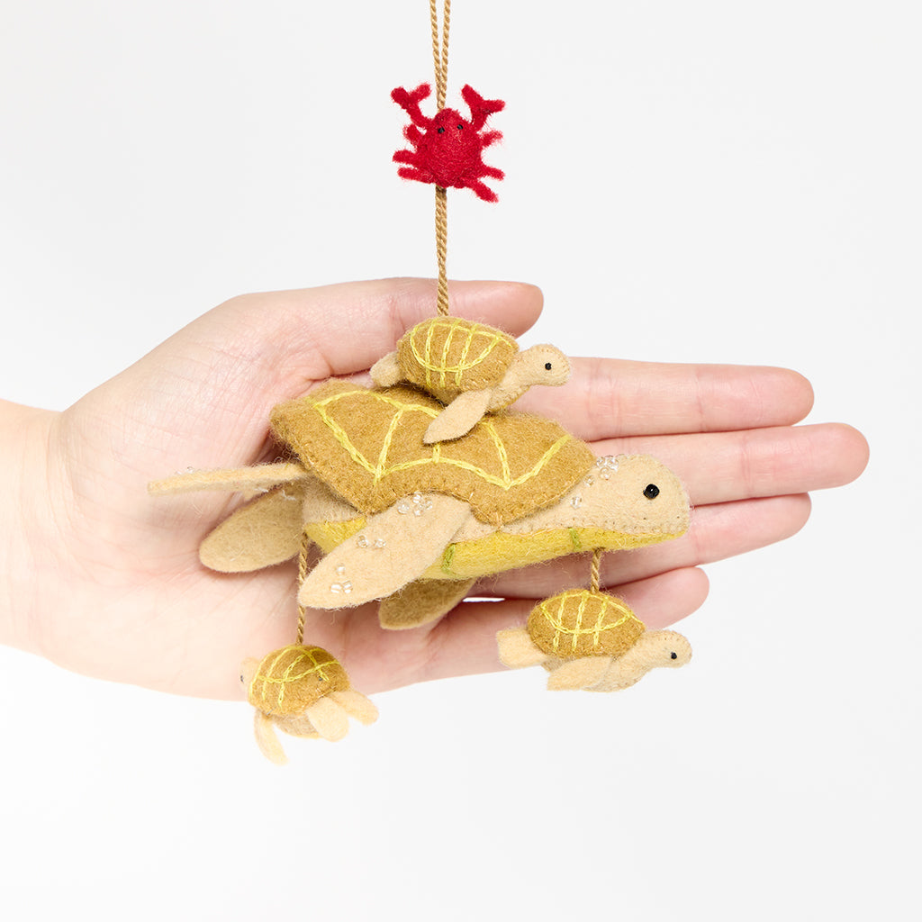 Turtle Mom Ornament