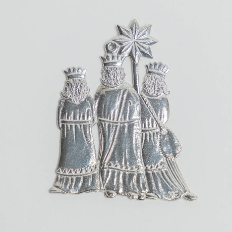 Vintage Tin Three Kings Ornament