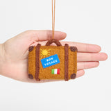 Wanderlust Suitcase Ornament