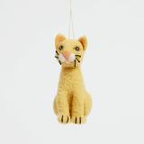 Yellow Cat Ornament