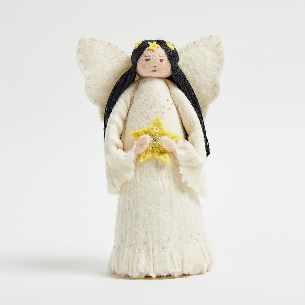 Yellow Star Fairy Tree Topper