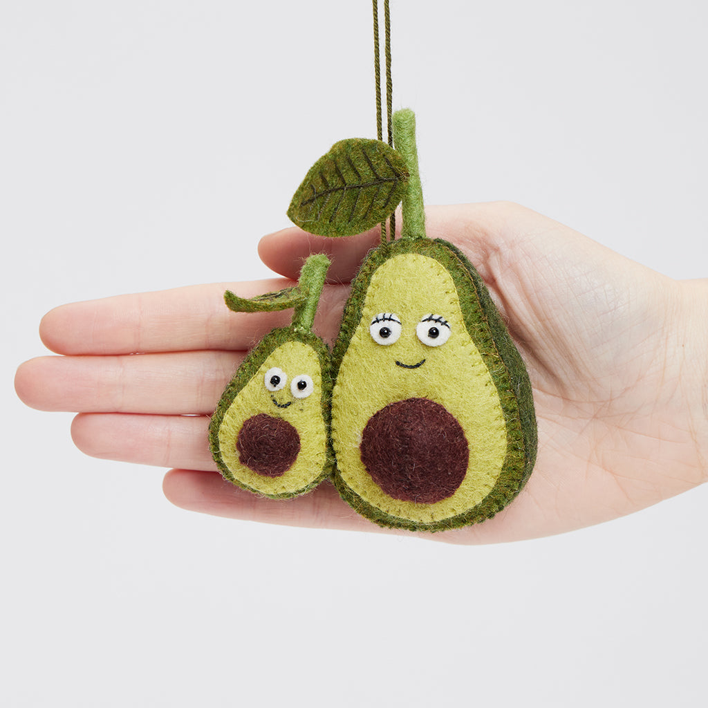 You and Me Avocados Ornament