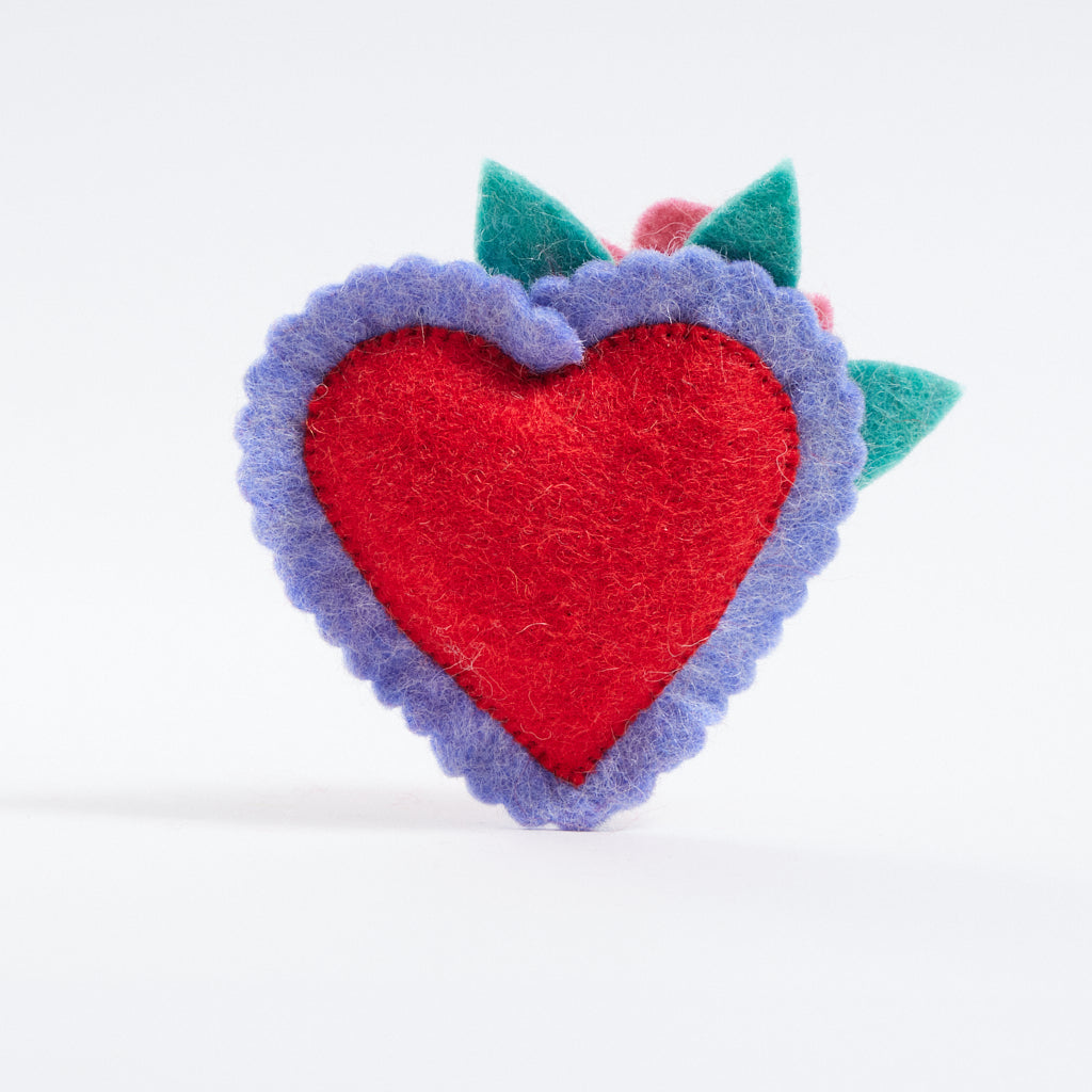 All My Love Deep Red Heart Ornament