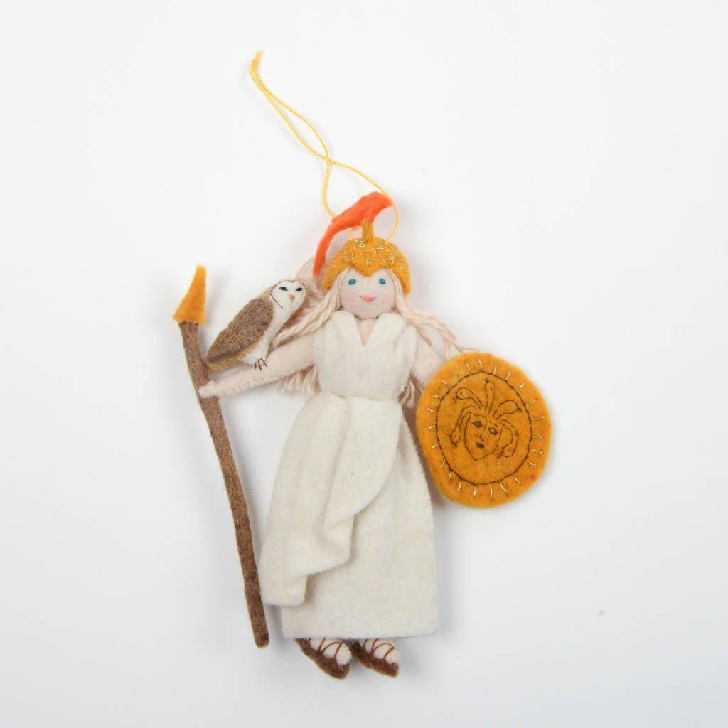 Athena with Owl Ornament