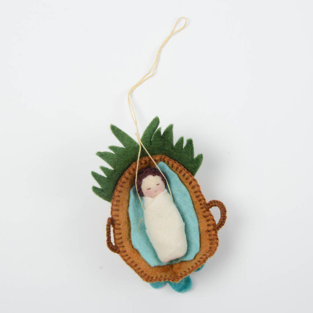 Baby Moses Ornament
