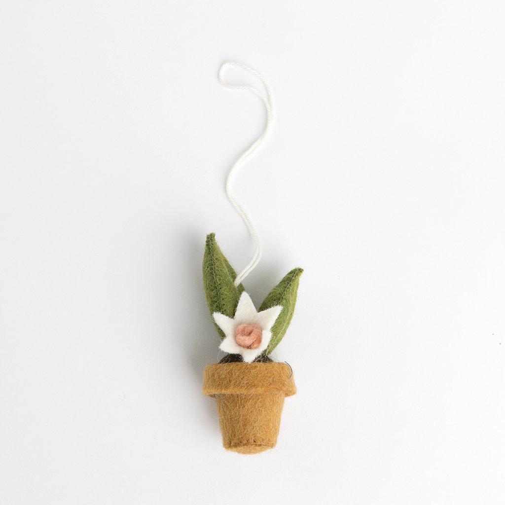 Blooming Snake Plant Ornament