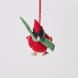Santa Cardinal Ornament